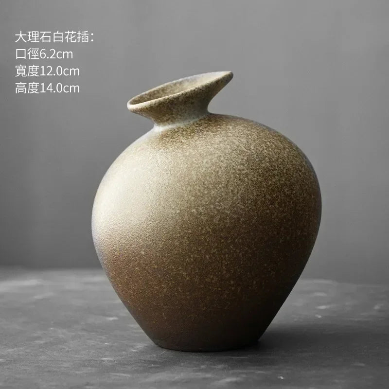 Vase - Decorative Terracotta Black, alternate view - House Of Avana