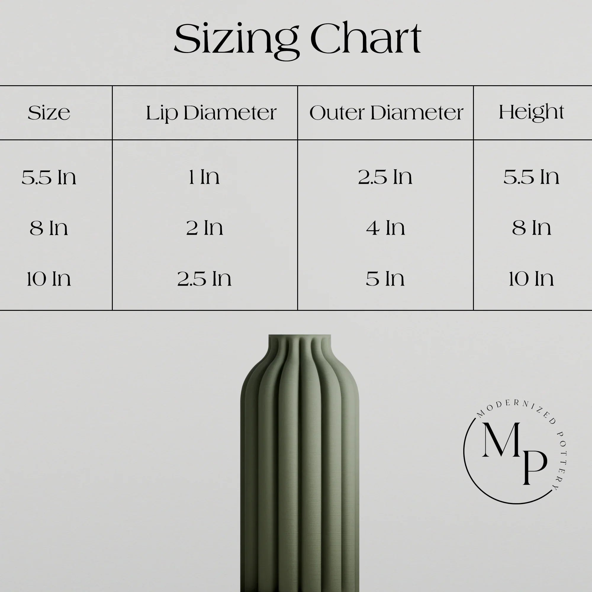 Pillar Vase, close-up view - House Of Avana