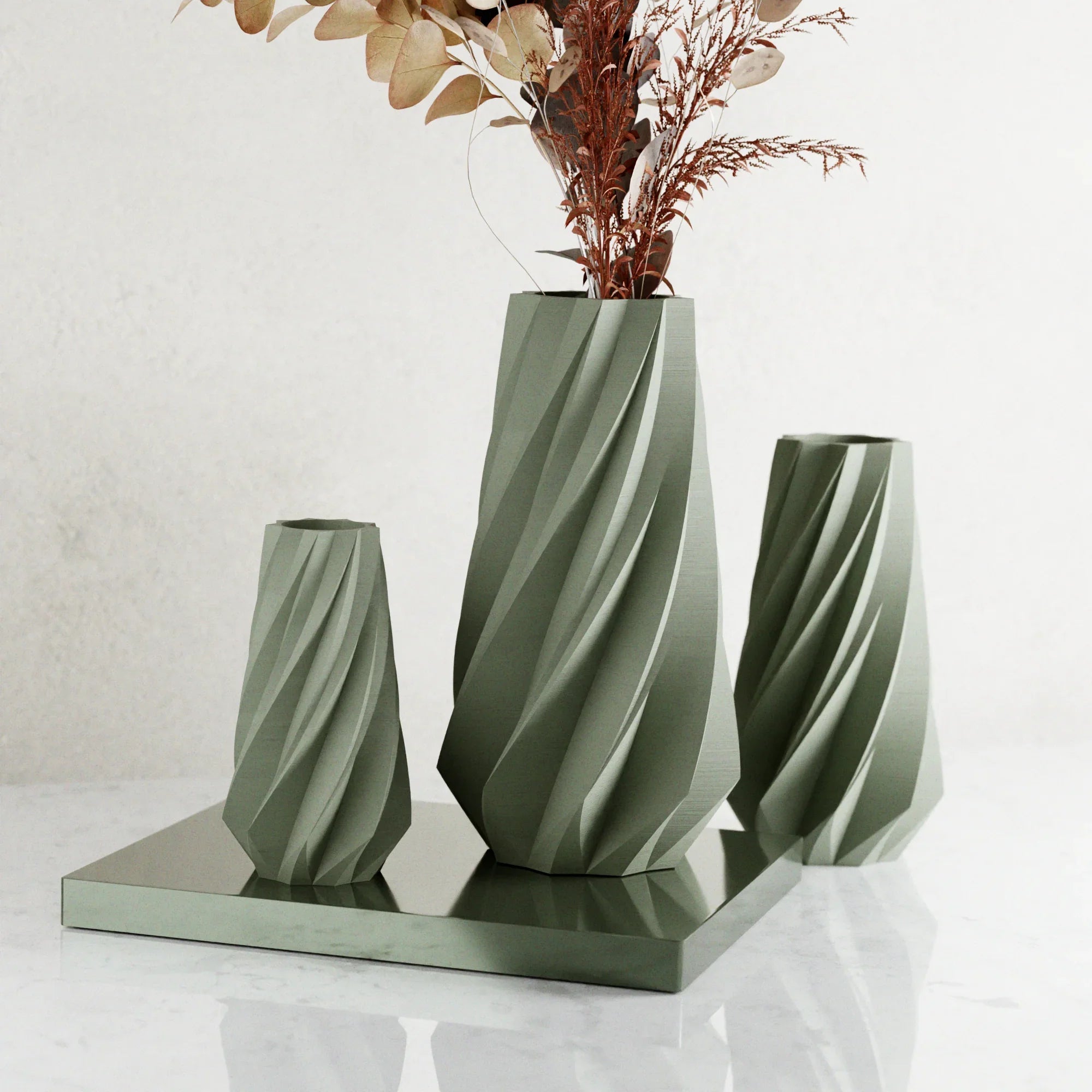 Timber Vase, angled view - House Of Avana