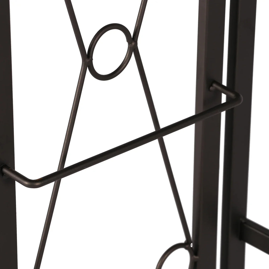 VECELO 5 Shelf Folding Bookshelf Industrial Metal Frame Display Shelf for Living Room, Bedroom, Kitchen, Office House Of Avana