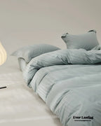 Velvære Luxe Solid Color Cotton Bedding Set / Brown Ever Lasting