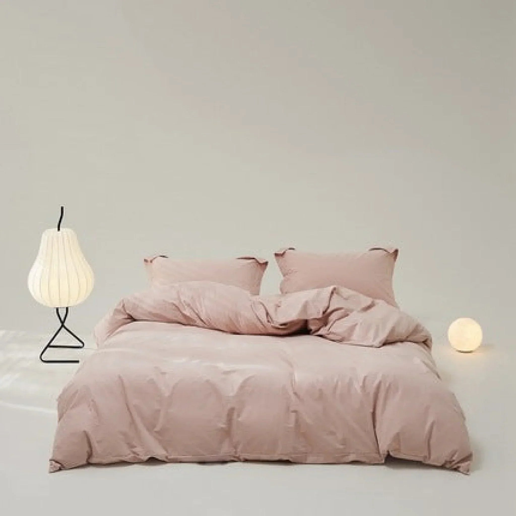 Velvære Luxe Solid Color Cotton Bedding Set / Teal Ever Lasting
