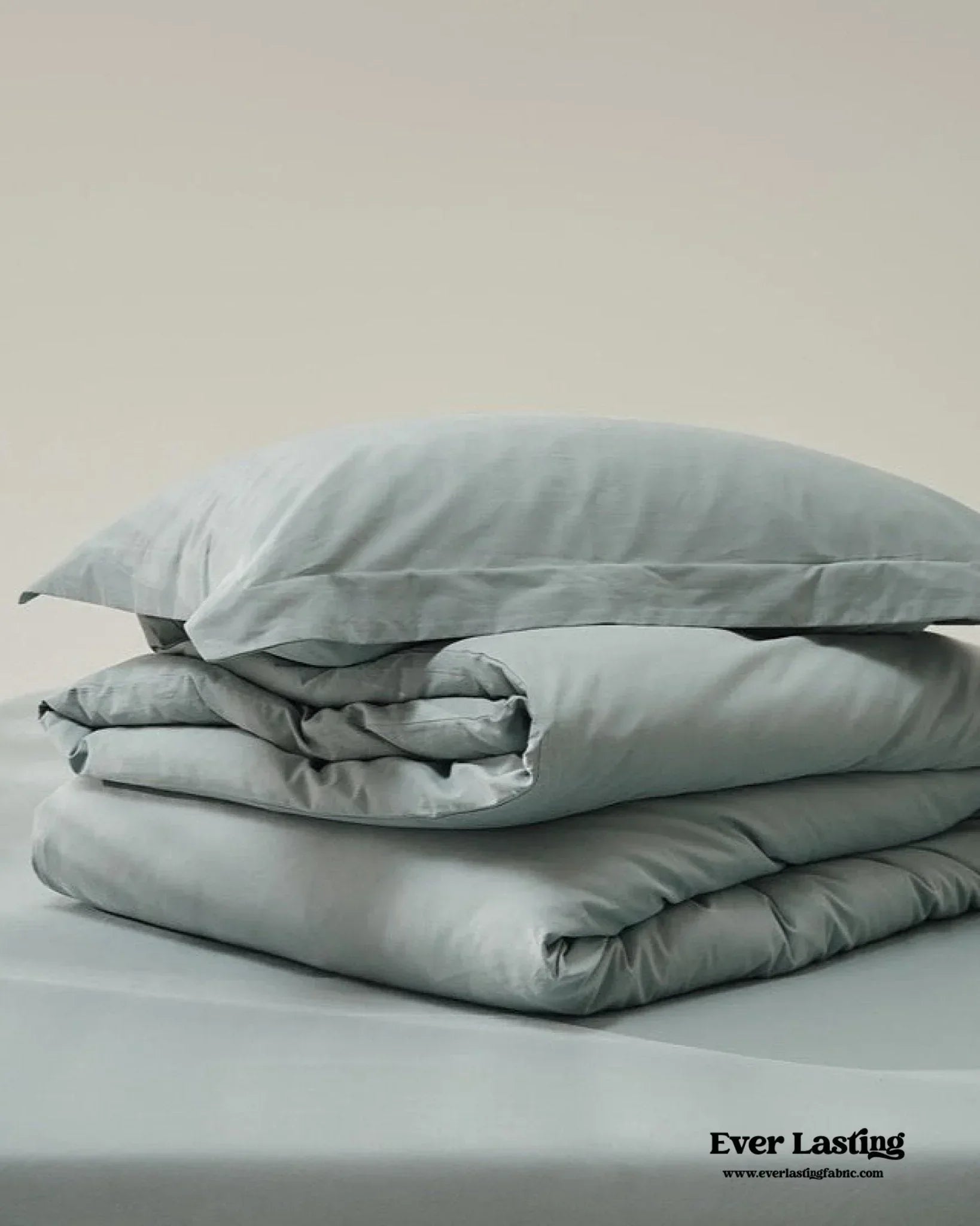 Velvære Luxe Solid Color Cotton Bedding Set / Teal Ever Lasting