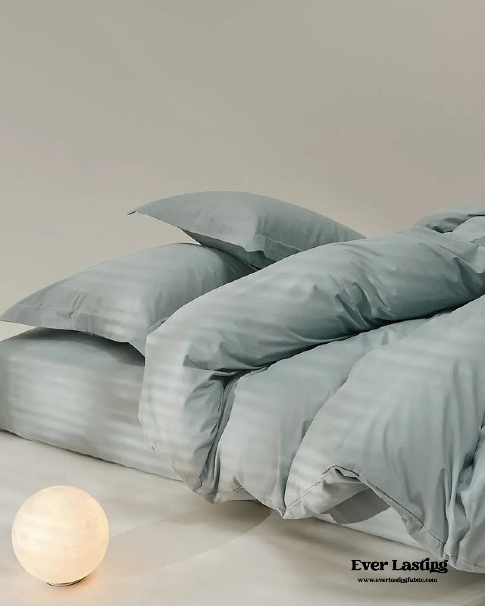 Velvære Luxe Solid Color Cotton Bedding Set / White Ever Lasting