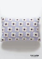 Velvet Daisy Rectangular & Square Pillow Cushion / Yellow Ever Lasting