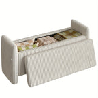 44" Velvet Shoe Changing Bench with Storage for Entryway, Supports Up to Lbs, Sturdy Construction,... - House Of Avana