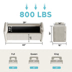 44" Velvet Shoe Changing Bench with Storage for Entryway, Supports Up to Lbs, Sturdy Construction,... - House Of Avana