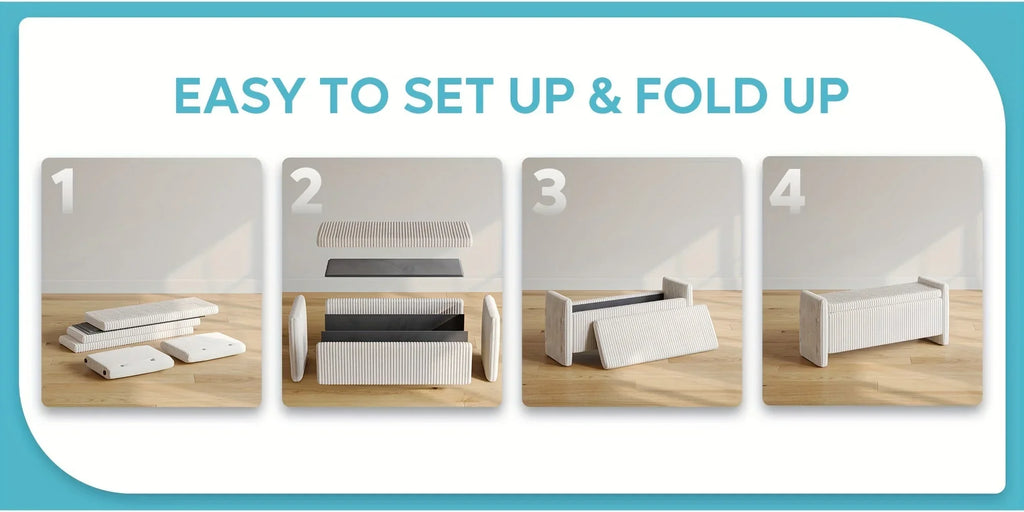 44" Velvet Shoe Changing Bench with Storage for Entryway, Supports Up to Lbs, Sturdy Construction,... - House Of Avana