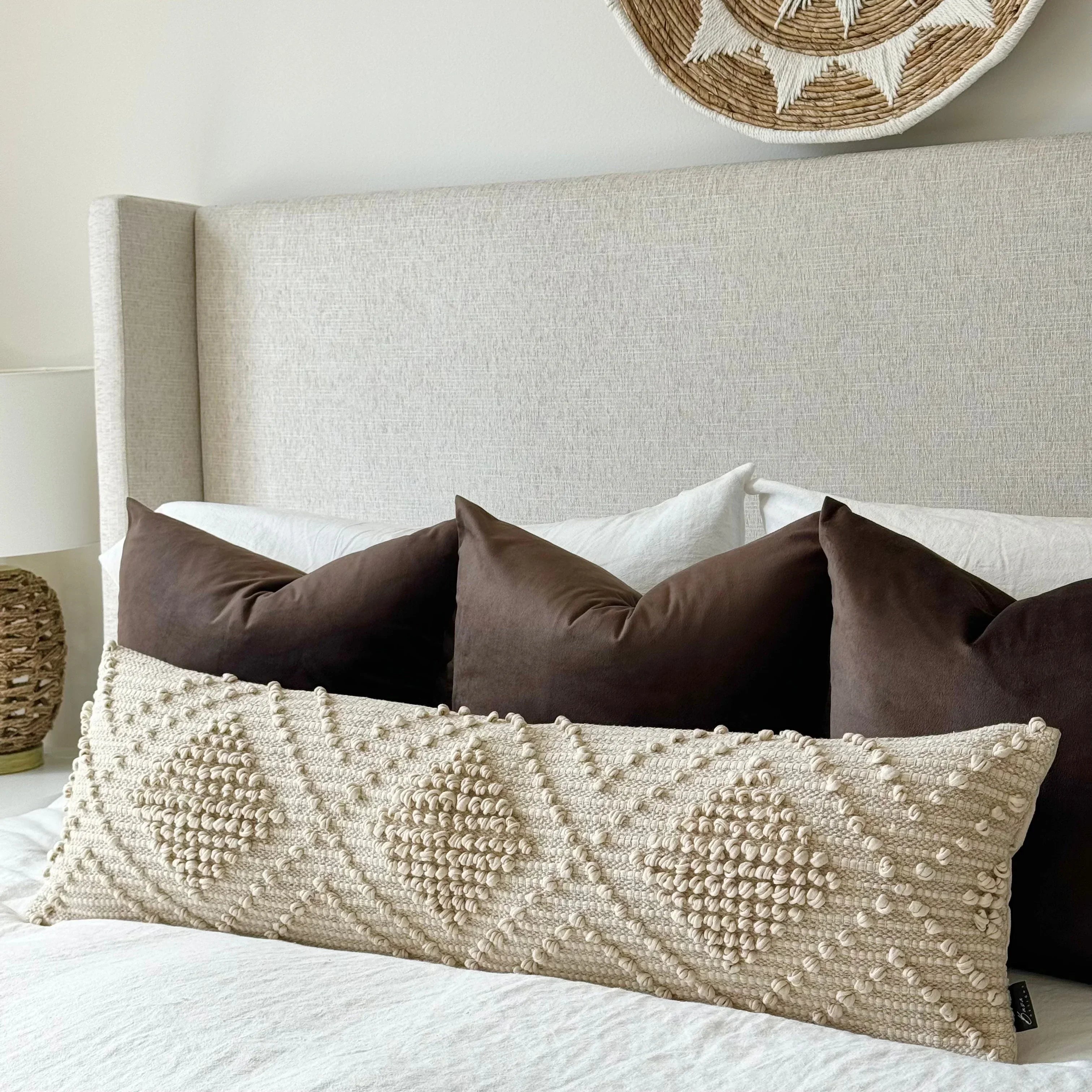 Verona Oversized Lumbar Pillow Cover - 12x36” Busa Designs