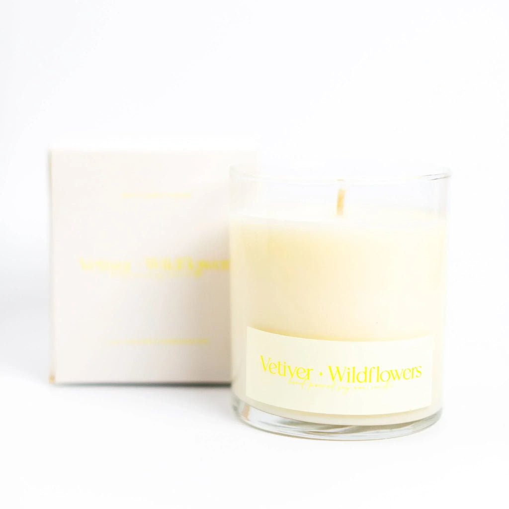 Vetiver Candle Pretty Honest Candles