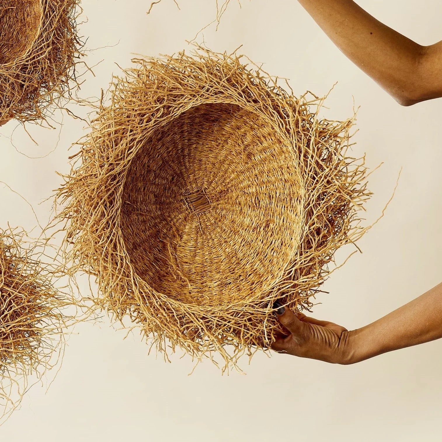 Vetiver Baskets Kanju Interiors