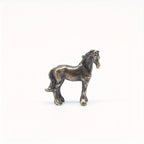 Vintage Bronze Horse Sculptures - 4pcs Set, Perfect For Home, Aquariums, Potted Plants & Garden Decor - House Of Avana