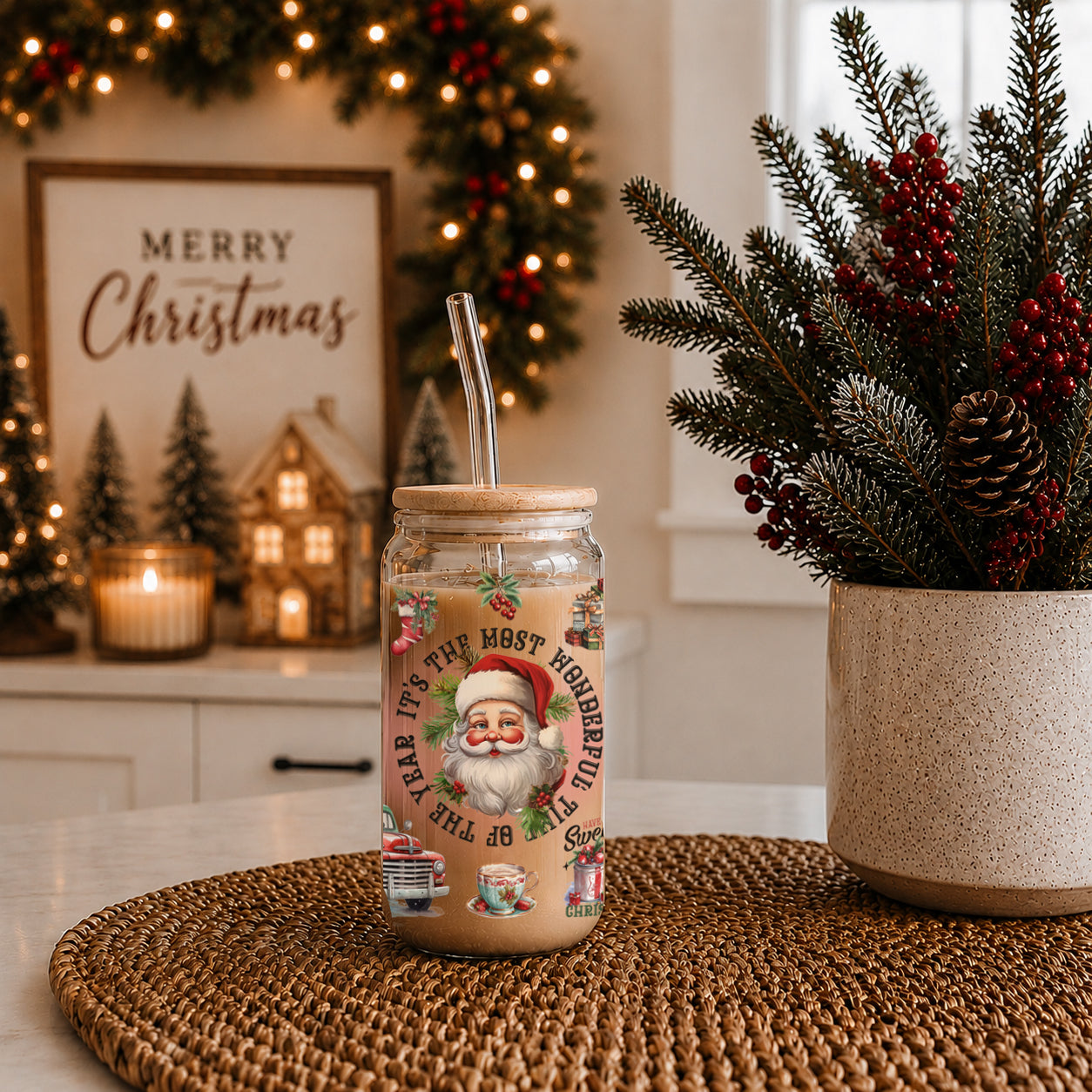 Vintage Christmas 17oz