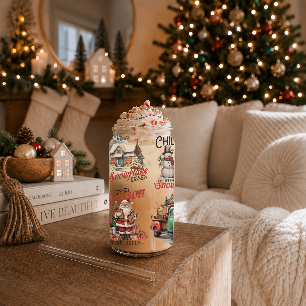 Vintage Christmas 17oz