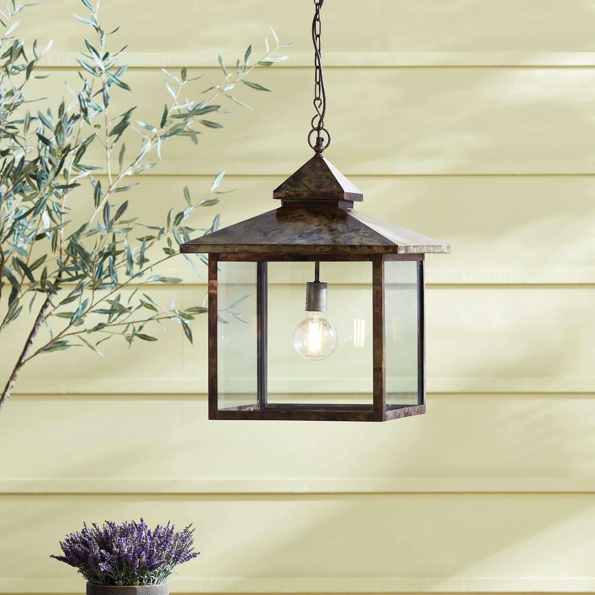 Vintage Farmhouse Hanging Lantern Light Vintage Shopper