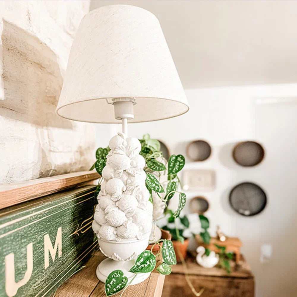 Vintage Inspired Fruit Bowl Cordless Lamp Decor Steals