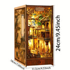 [Vintage Han Palace] Vintage Miniature Han Palace Dawn Architecture Model - QIAOLEXING DIY Wooden Dollhouse Kit with Intricate Details | Ideal for Living Room Decor, Perfect Gift for Christmas, Thanksgiving, Halloween, Birthd House Of Avana