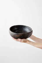 Vintage Iroko Wood Bowl Kanju Interiors