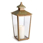 Vintage Pagoda-Top Large Metal Lantern Vintage Shopper