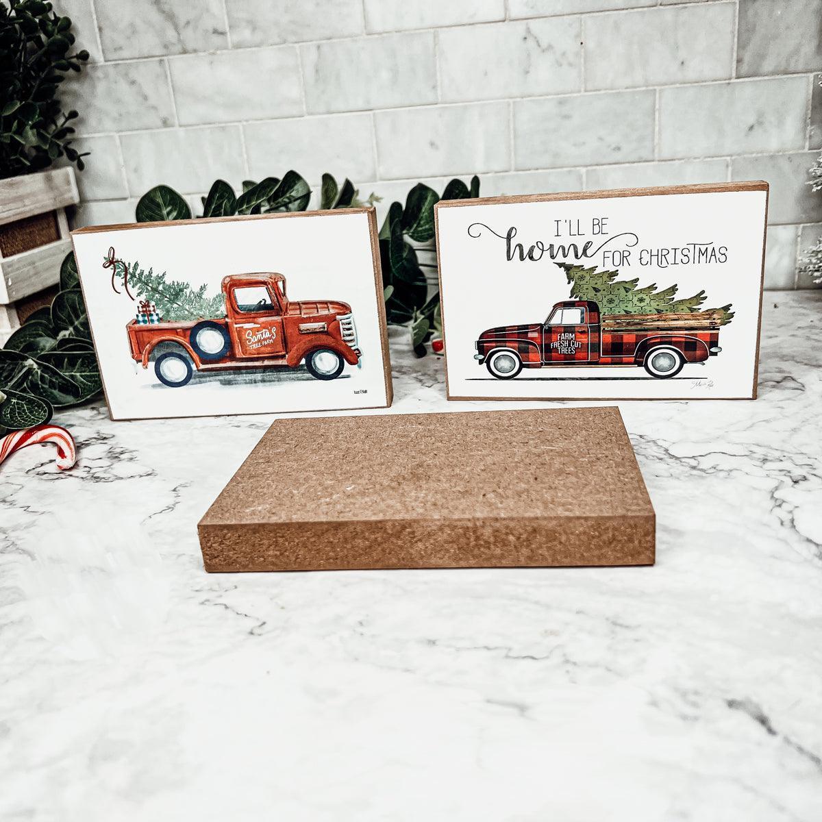 Vintage Red Truck Sign Gia Roma
