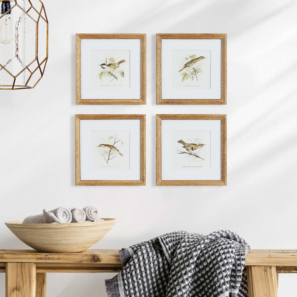 Vintage Songbird Prints Wall Art (Set of 4) Vintage Shopper