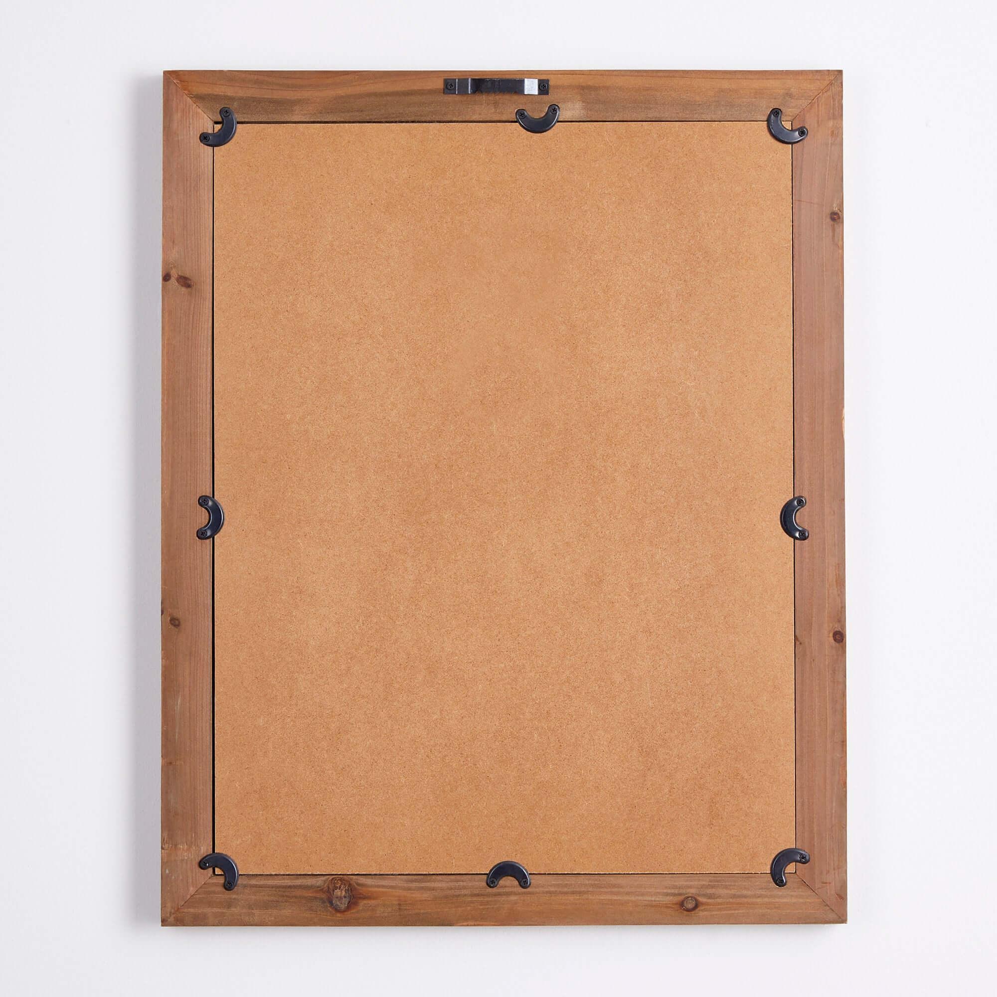 Vintage Wildflower Botanical Prints Set in Rustic Wood Frames (Set of 4) Vintage Shopper