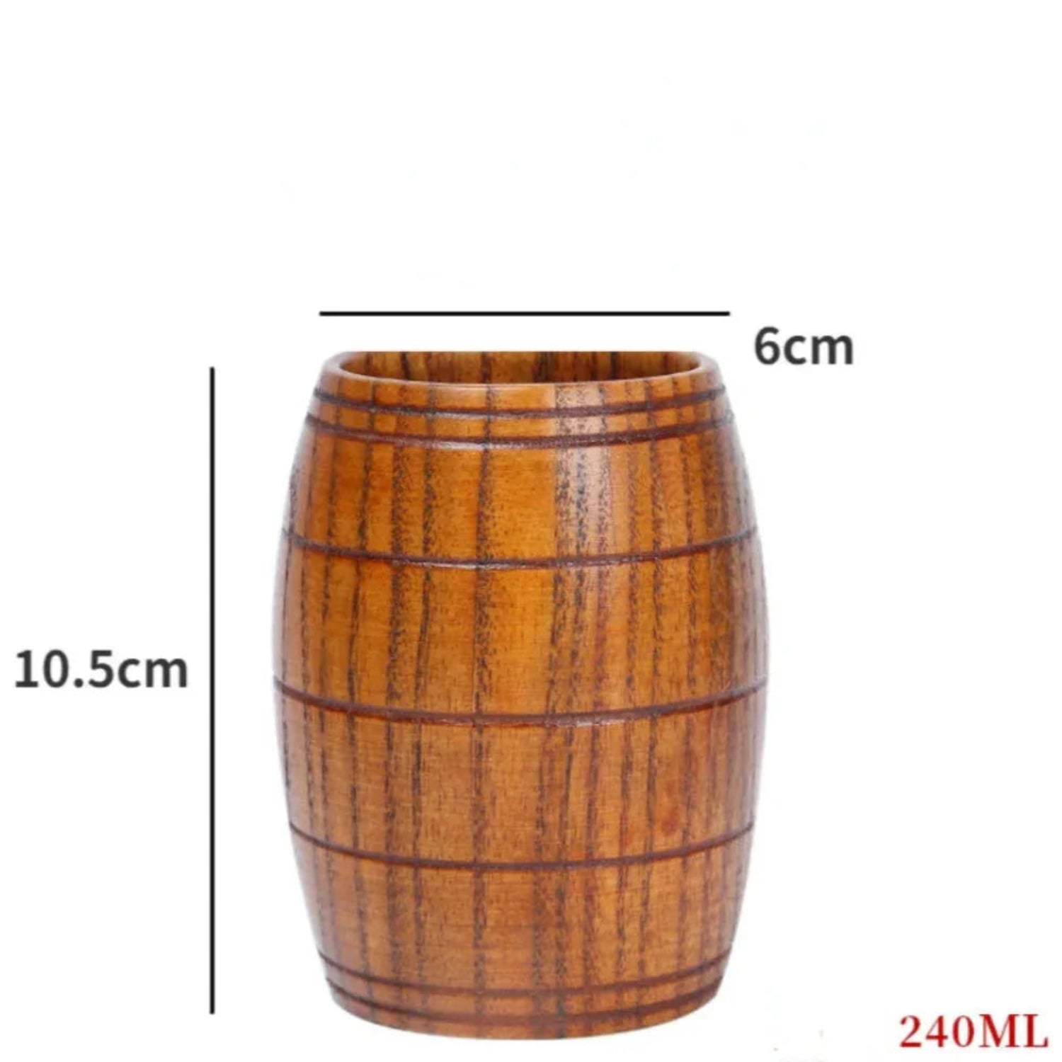 Vintage Wood Cups - House Of Avana