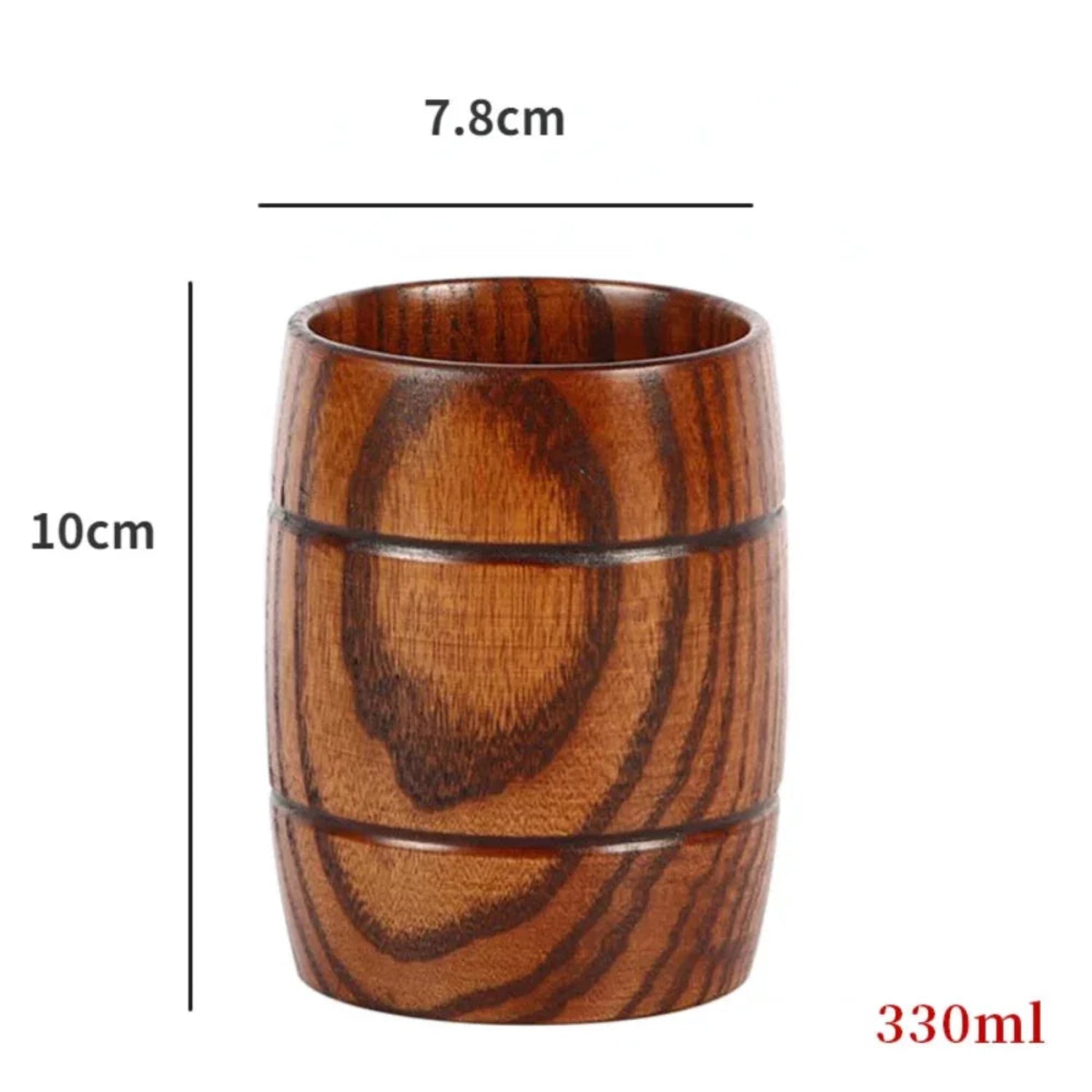 Vintage Wood Cups - House Of Avana