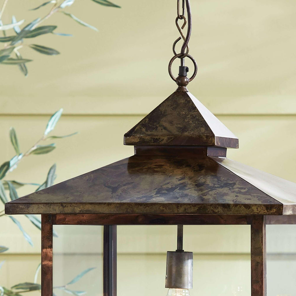 Vintage Farmhouse Hanging Lantern Light Vintage Shopper