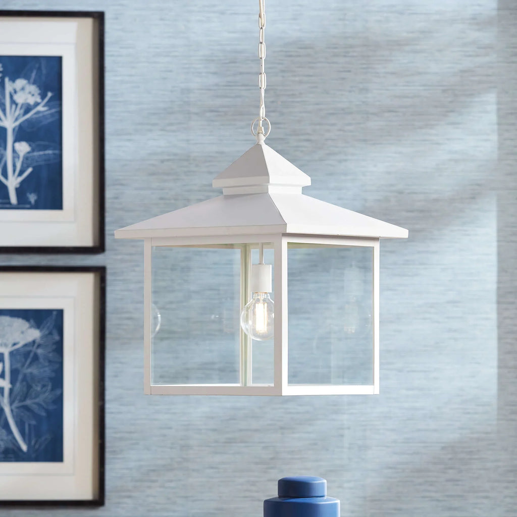 Vintage Farmhouse Hanging Lantern Light Vintage Shopper