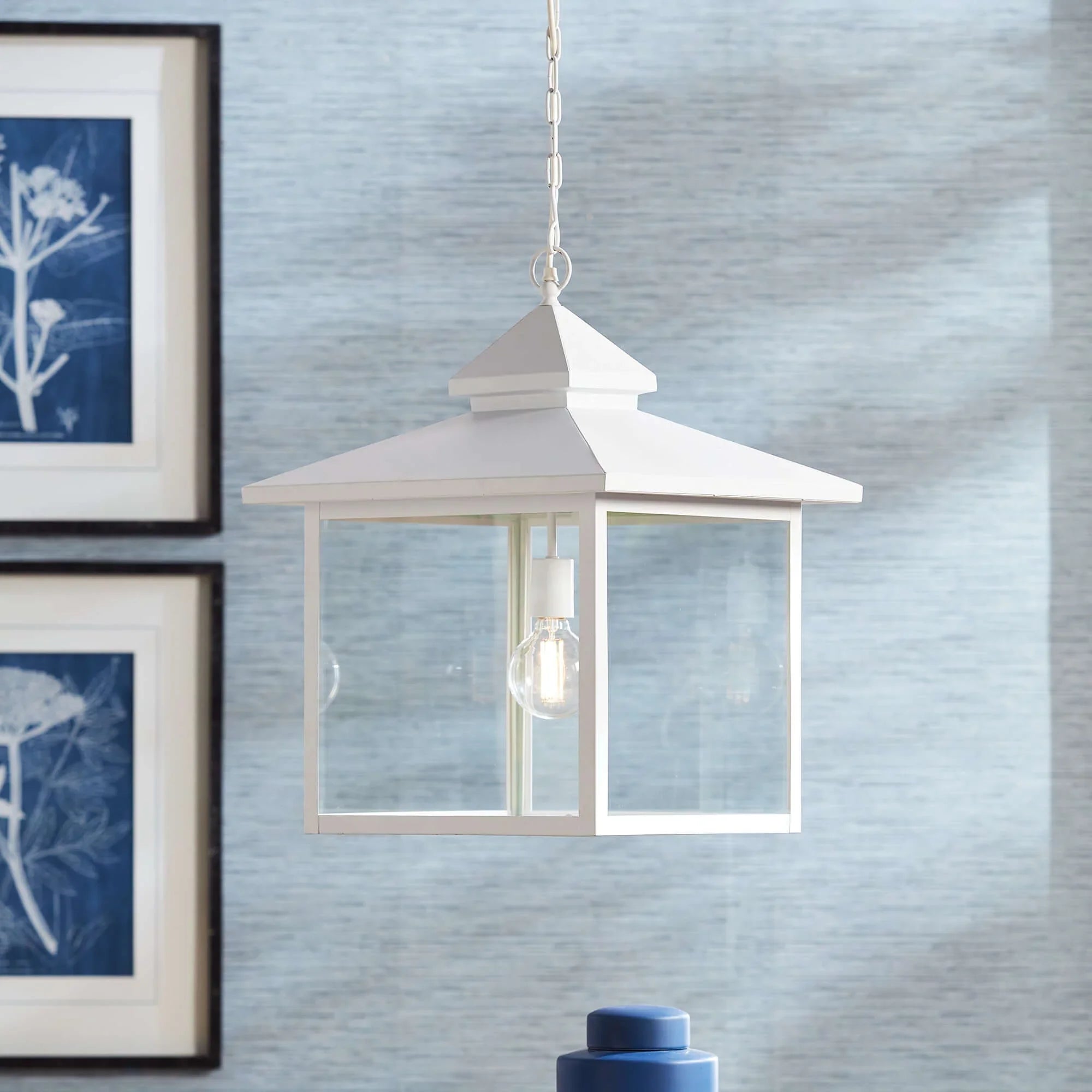 Vintage Farmhouse Hanging Lantern Light Vintage Shopper