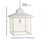 Vintage Farmhouse Hanging Lantern Light Vintage Shopper