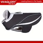 VIVAGLORY Dog Coat For Winter Dog Jacket With Harness Hole, Fleece Dog Vest For Cold Weather Dog Fleece Coat With , Warm Dog Parka Puppy Coat For Snow Puppy Jacket With Zipper, Reflective Dog Coat Dog Jacket For Hunting House Of Avana