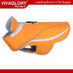 VIVAGLORY Dog Coat For Winter Dog Jacket With Harness Hole, Fleece Dog Vest For Cold Weather Dog Fleece Coat With , Warm Dog Parka Puppy Coat For Snow Puppy Jacket With Zipper, Reflective Dog Coat Dog Jacket For Hunting House Of Avana