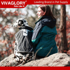 VIVAGLORY Dog Coat For Winter Dog Jacket With Harness Hole, Fleece Dog Vest For Cold Weather Dog Fleece Coat With , Warm Dog Parka Puppy Coat For Snow Puppy Jacket With Zipper, Reflective Dog Coat Dog Jacket For Hunting House Of Avana [[SKU:HOA-CRB-400]]
