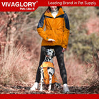 VIVAGLORY Dog Coat For Winter Dog Jacket With Harness Hole, Fleece Dog Vest For Cold Weather Dog Fleece Coat With , Warm Dog Parka Puppy Coat For Snow Puppy Jacket With Zipper, Reflective Dog Coat Dog Jacket For Hunting House Of Avana [[SKU:HOA-CRB-400]]