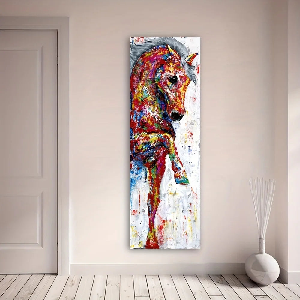 Wall Art - Canvas Horse Picture, front view - House Of Avana