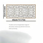 Wall Art - Geometric White Large, back view - House Of Avana