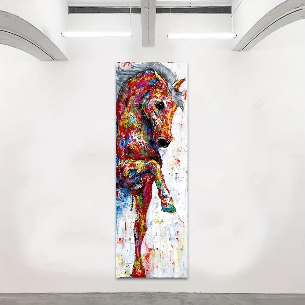 Wall Art - Canvas Horse Picture, side view - House Of Avana