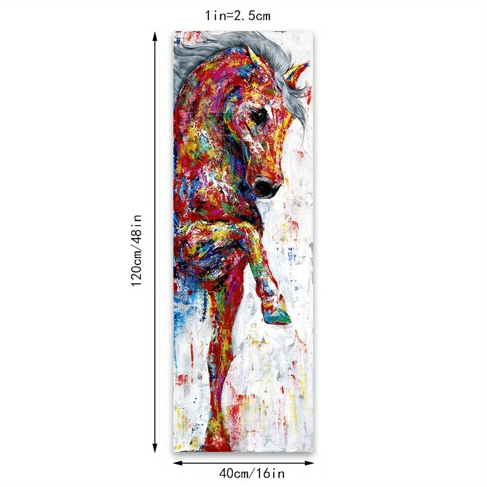 Wall Art - Canvas Horse Picture, detail shot - House Of Avana