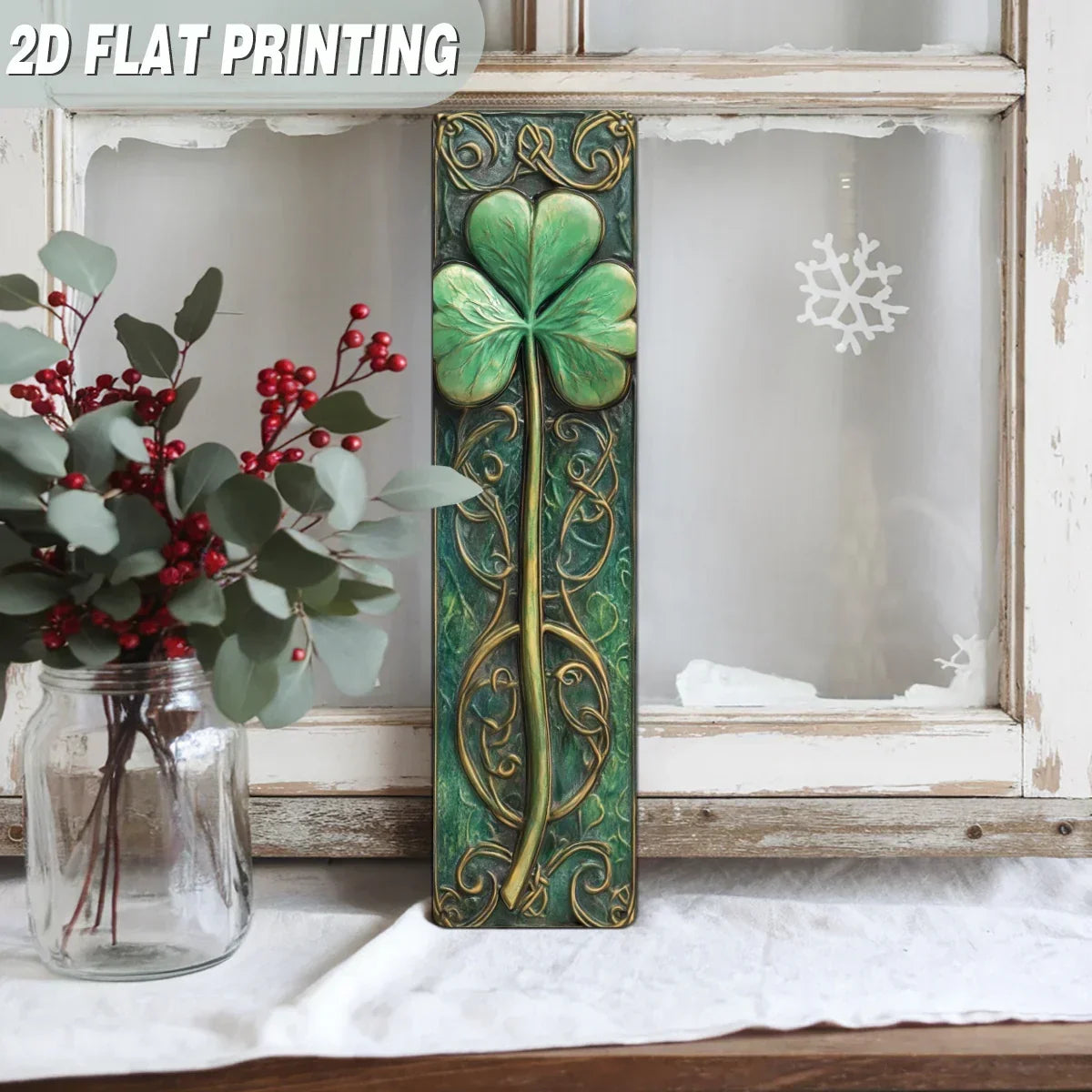 Wall Art - Vintage Metal Celtic 3.9"x15.7