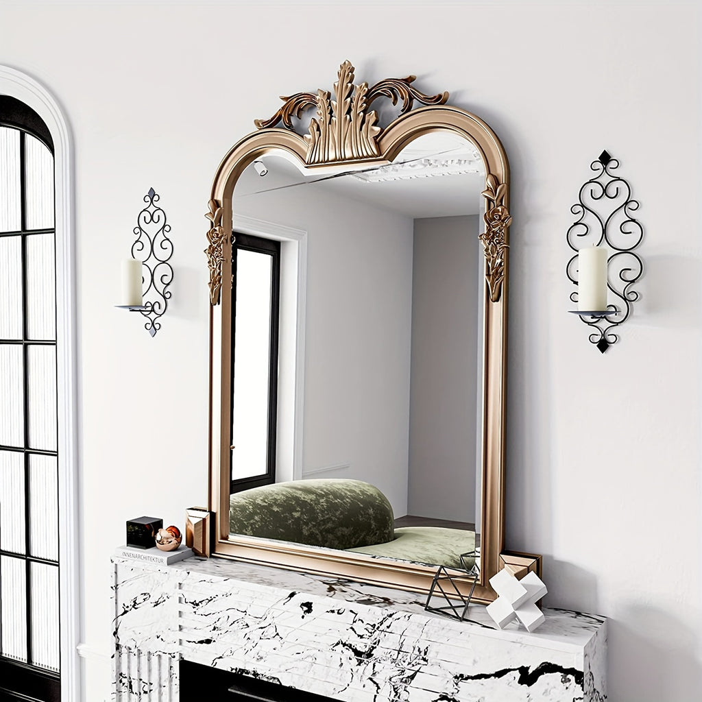 Wall Candle Sconce Holder Set of 2 Hanging Wall Mounted Pillar Candle Sconces Holder, Wall Sconces Decor for Bedroom Dining Room (Black) House Of Avana