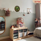 Wall Clock - Silent Wooden 10-Inch