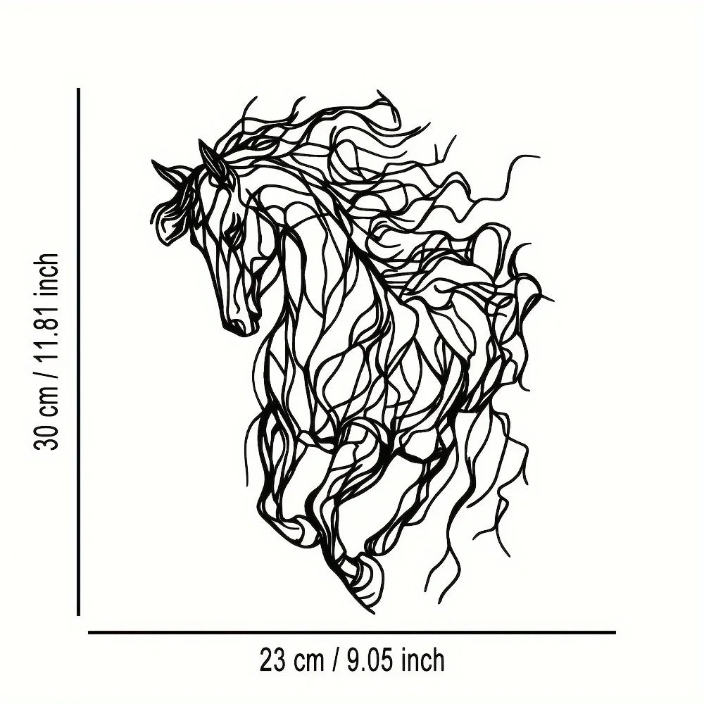 Wall Decor - Elegant Line Art Black, lifestyle image - House Of Avana