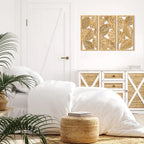 Wall Pediment - Nordic Light Wood, detail shot - House Of Avana