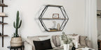 Wall Shelves - Floating Wood Hexagon, product packaging - House Of Avana [[SKU:HOA-DSH-013]]