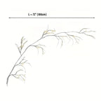 6ft Pre-Lit Birch Garland with 48 Warm White LEDs - Battery- Indoor/Outdoor Christmas Decoration with Remote Control & Timer, Realistic Branches with Fake Snow & Leaves, Durable Plastic for Fireplace Mantel, Table Centerpiece House Of Avana