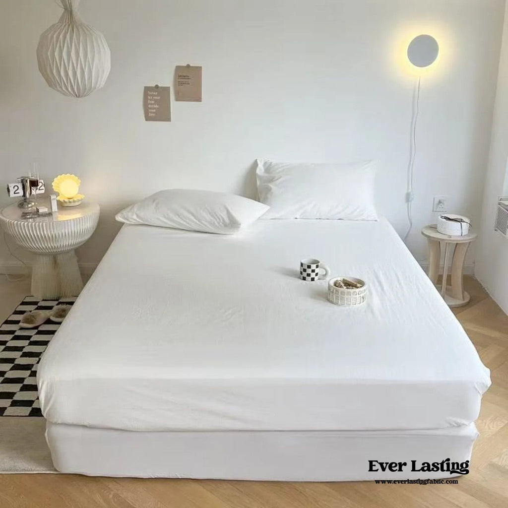 Washed Cotton Bed Sheets (15 Colors) Ever Lasting