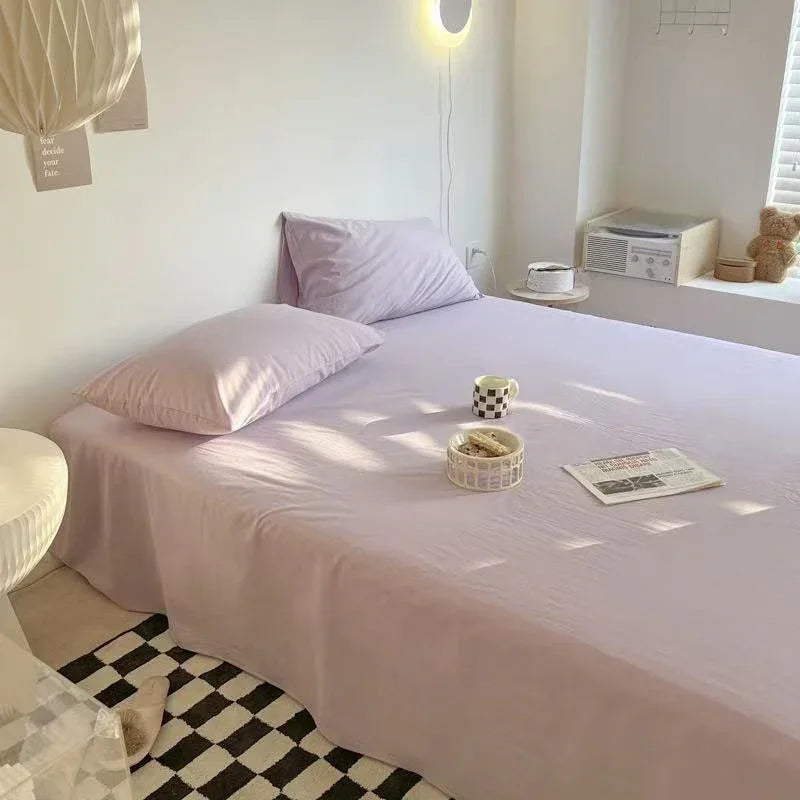 Washed Cotton Bed Sheets (15 Colors) Ever Lasting