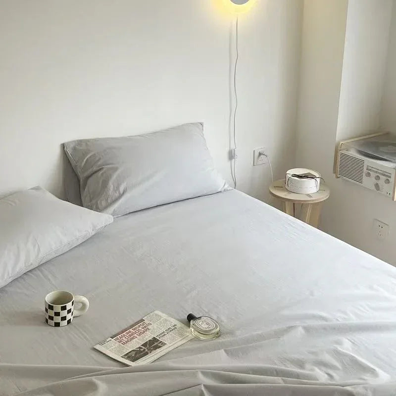 Washed Cotton Bed Sheets (15 Colors) Ever Lasting
